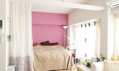 寝室｜カラフルな色にこだわった快適空間