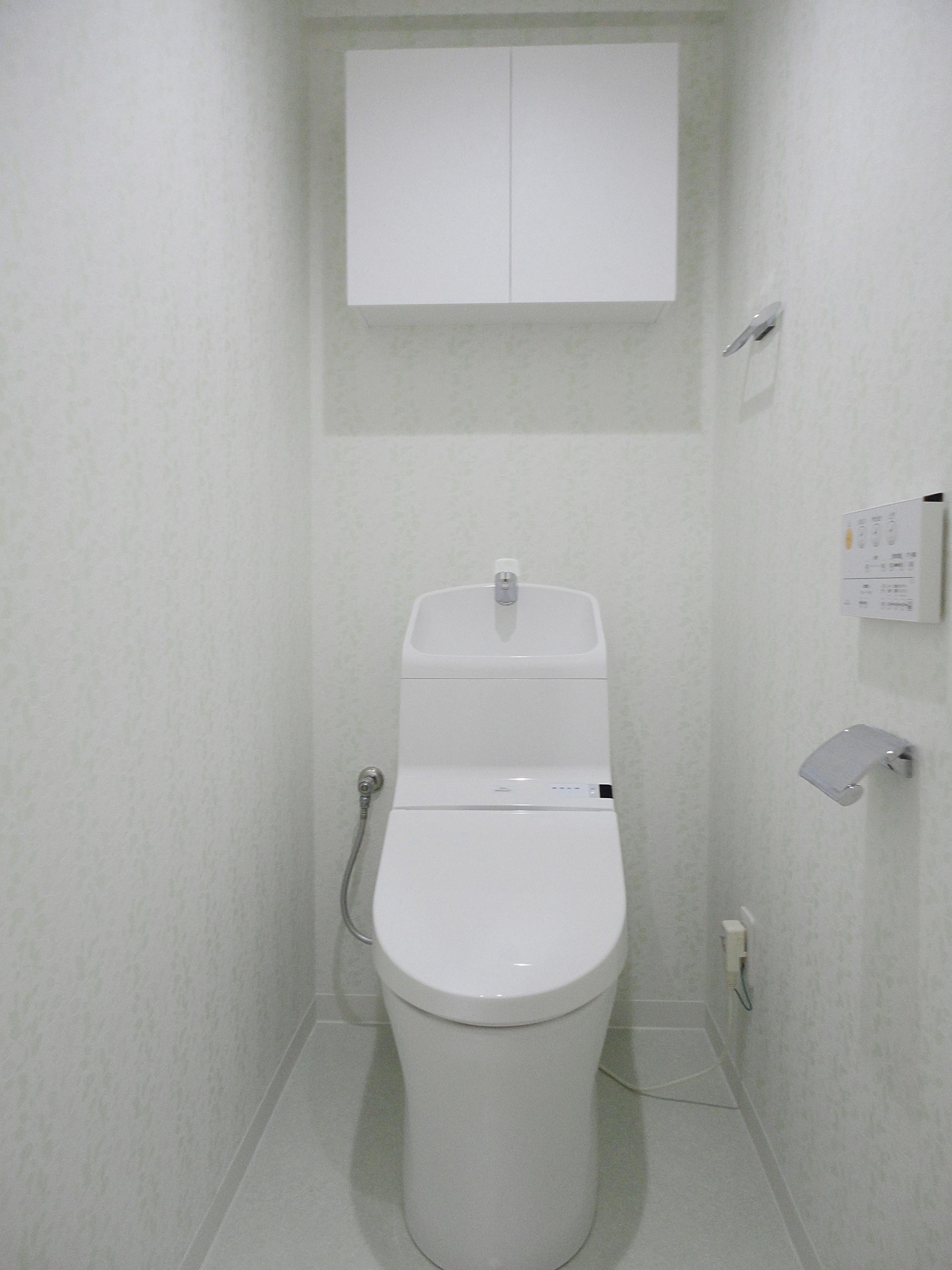 バス/トイレ事例：トイレ（ぬくもり漂うナチュラル空間）