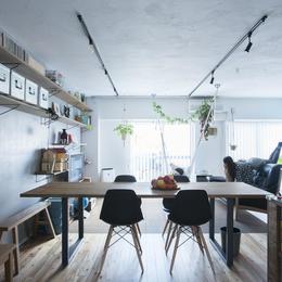 ボタニカルキッチンな家-静的な空間