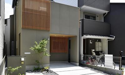 「変型地に建つ住宅＠現代京町家」