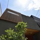 「変型地に建つ住宅＠現代京町家」の写真 外観