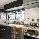岐阜市O様邸 | BRAND NEW DAY-ヴィンテージ小物と暮らす家-の写真 広くて使いやすい壁付けのキッチン