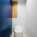 ビコロールの家～さりげない色使いがポイントに～の写真 トイレ