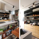 素材が変わる　家が変わる（渋谷 C邸戸建てリノベーション）の写真 キッチン