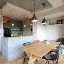 “DIY ROOM”で家作りは続く（東大宮 K邸マンションリノベーション）の写真 ダイニングキッチン