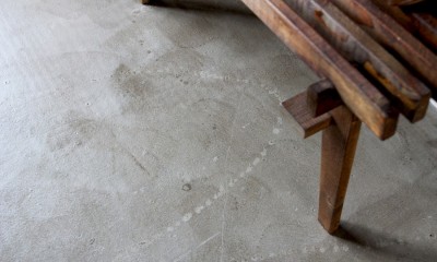 “DIY ROOM”で家作りは続く（東大宮 K邸マンションリノベーション） (コンクリート表しの床)