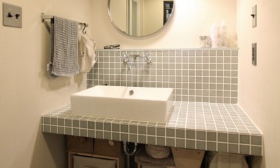 洗面室｜“DIY ROOM”で家作りは続く（東大宮 K邸マンションリノベーション）
