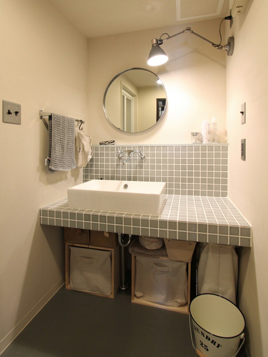 バス/トイレ事例：洗面室（“DIY ROOM”で家作りは続く（東大宮 K邸マンションリノベーション））