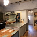 趣味を楽しむ小部屋を作らないリノベーション(湯島 S邸マンションリノベーション)の写真 ダイニングキッチン