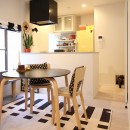 猫と暮らす、二世帯住宅（成城学園前 戸建てリノベーション）の写真 キッチン（1階）