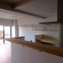 大井町の家-新たな生活に合わせた間仕切壁の更新の写真 リビング・ダイニング・キッチン