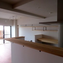 大井町の家-新たな生活に合わせた間仕切壁の更新 (リビング・ダイニング・キッチン)