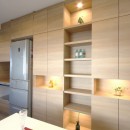 一戸建住宅デザインリフォーム　ヘリンボーンスタイルの写真 キッチン
