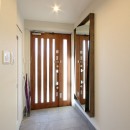 一戸建住宅デザインリフォーム　ヘリンボーンスタイルの写真 玄関