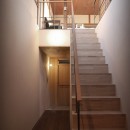 膳所城下の改装の写真 階段を見る