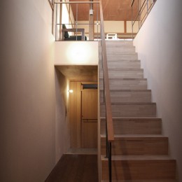 膳所城下の改装 (階段を見る)