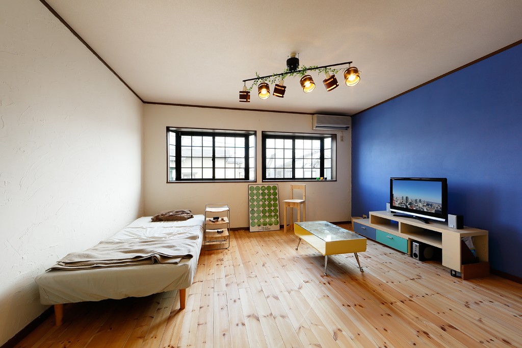 ベッドルーム事例：DIYスペース（あこがれのカフェを住まいに）