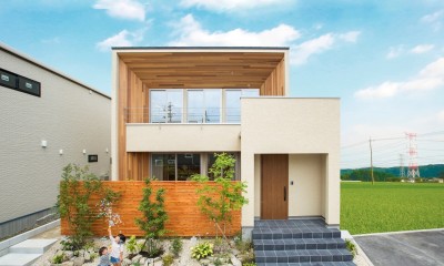 鉄骨階段があるやさしい木の家 注文住宅事例 Suvaco スバコ