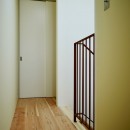 大阪市阿倍野区O邸〜間口３メートル 狭小間口の購入から始まった新築木造３階建て住宅の写真 ３階階段
