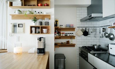 キッチン｜『無印な住まい』 ― 家具を部屋に溶け込ませて