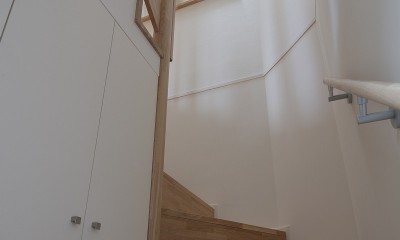 小規模デザイナーズアパートメント｜三茶の集住 (階段)
