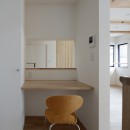 小規模デザイナーズアパートメント｜三茶の集住の写真 キッチン脇のワークカウンター