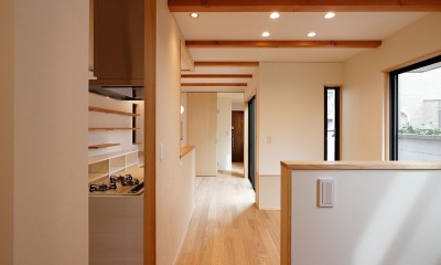 本と空を愉しむ階段の家｜狛江の家 (LDK)