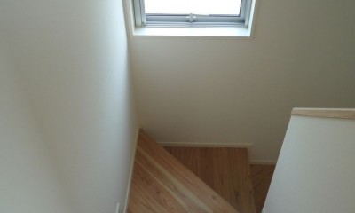 3－BOX　ミニマルな住宅 (階段)