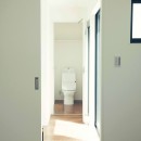 大田区　大岡山　WHITE HOUSE 1の写真 ベッドルームからトイレ