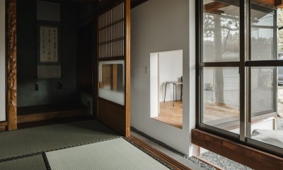古民家カフェみたいな日本家屋リノベーション（下戸山の家リノベーション） (和室)