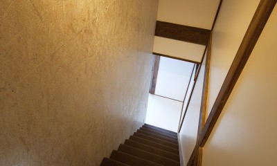 綾瀬の住宅 (階段)