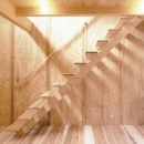 小石川植物園と向き合う家／Ｎｉさんの家の写真 ロフトへの階段
