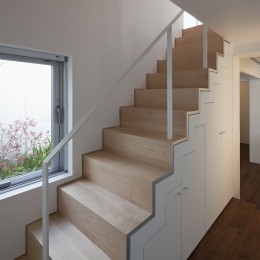 奥沢の住宅 (階段)