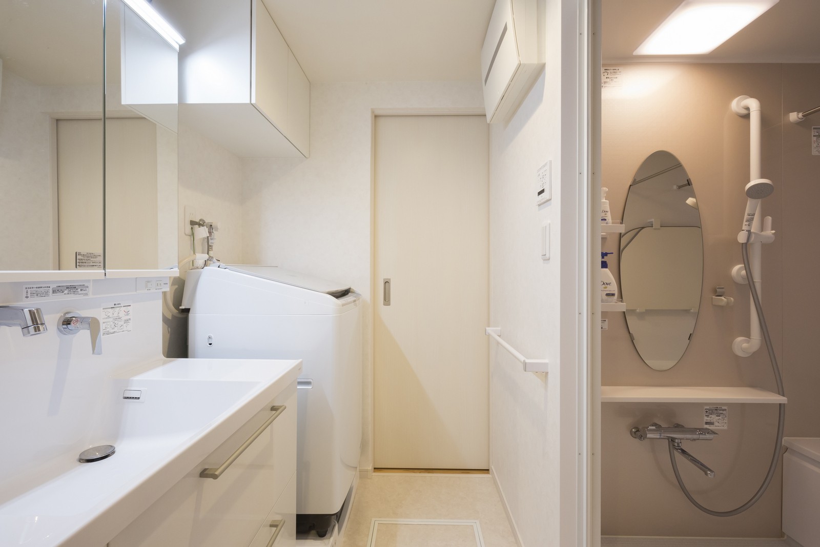 バス/トイレ事例：洗面・バスルーム（「理想の家に住みたい」という夢を叶えた、前向きリノベーション）