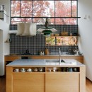 桜町の住宅の写真 キッチンと北窓