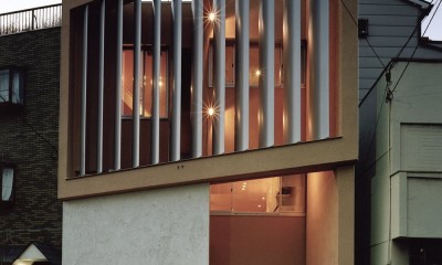 外観｜風と光とプライバシーをコントロール｜松ヶ鼻町の家