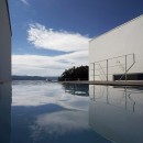 諏訪湖を一望できる週末住宅｜諏訪湖畔の家の写真 エントランス・空中庭園・外観