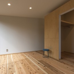平塚の平屋 (寝室)