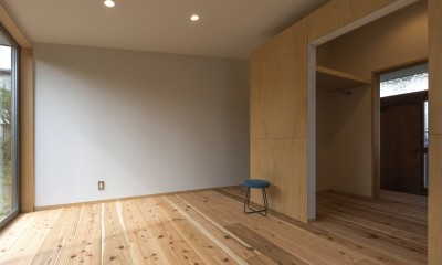 平塚の平屋 (寝室)