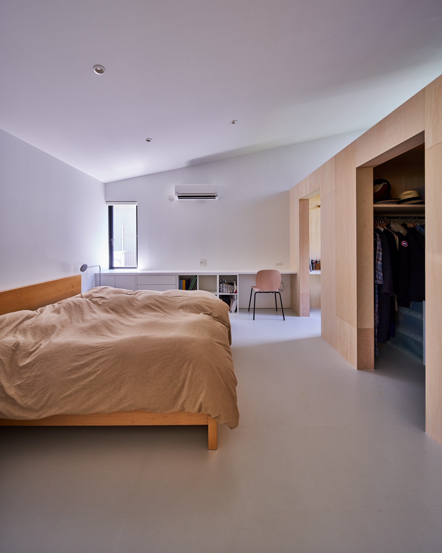 ベッドルーム事例：寝室（神戸町の平屋）