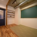 マンションリフォーム『Industrial styleと畳フローリングの融合』の写真 洋室4.7畳