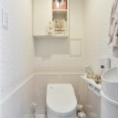 卓上IHコンロでセパレート可能なフリースタイルキッチンの写真 トイレ