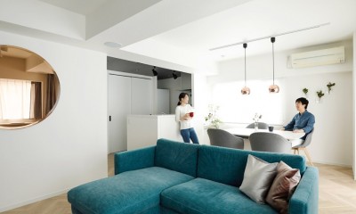シンプルな内装にBoＣonceptの家具｜北欧風のインテリアに囲まれた、ストレスフリーの“ヒュッゲ”な暮らしを目指して。