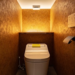 京都市重量鉄骨の家〜狭小住宅リノベーション〜-toilet