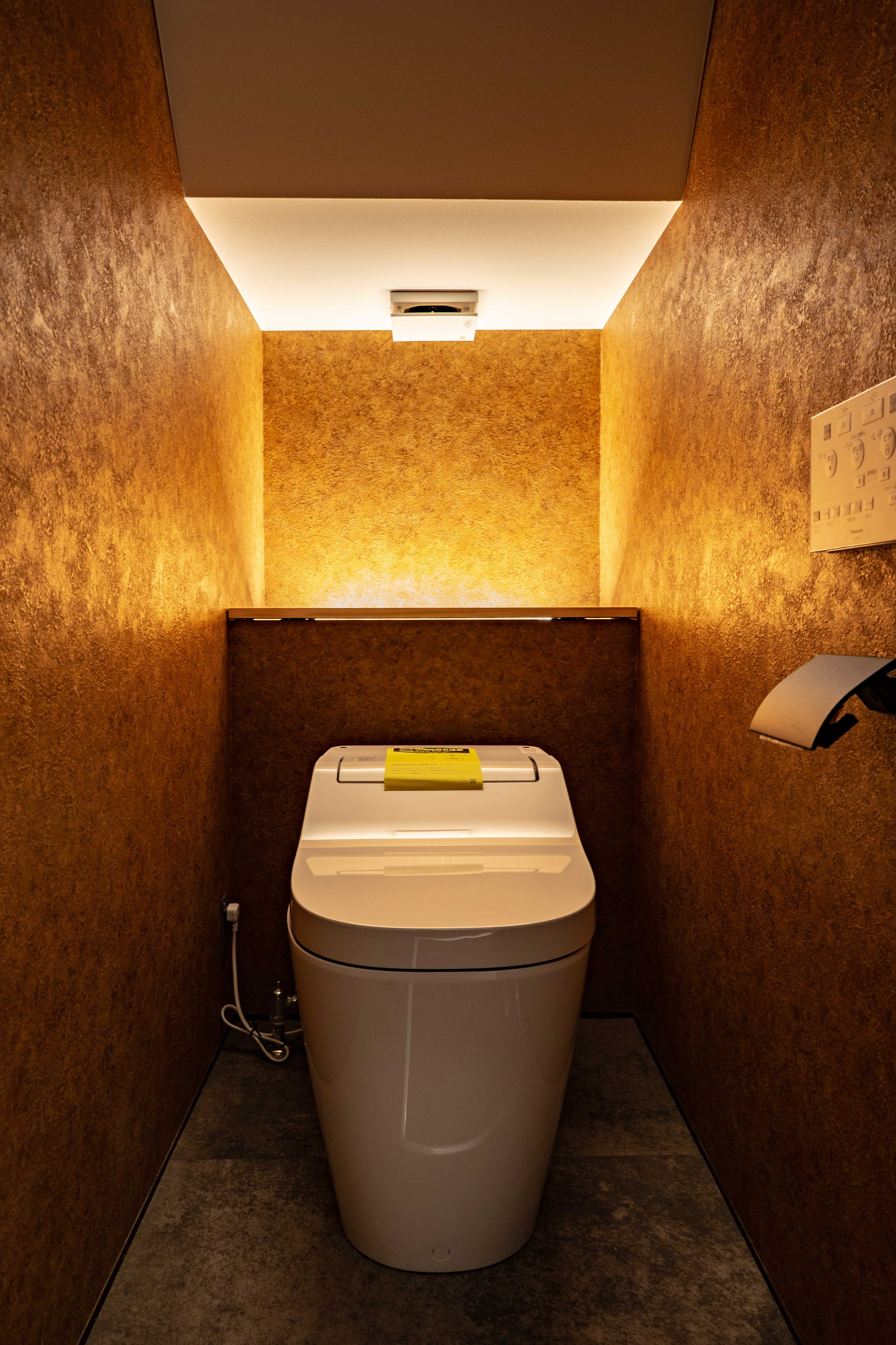 バス/トイレ事例：toilet（京都市重量鉄骨の家〜狭小住宅リノベーション〜）