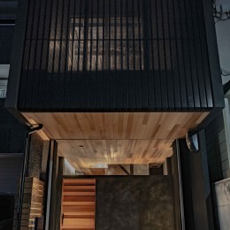 京都市重量鉄骨の家〜狭小住宅リノベーション〜 (facade)