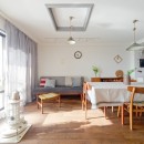 兵庫県Ｓ邸  − 北欧のヴィンテージ家具を素敵に魅せる家 −の写真 リビング・ダイニング