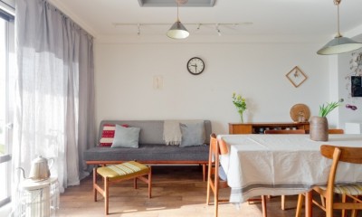 兵庫県Ｓ邸 − 北欧のヴィンテージ家具を素敵に魅せる家 