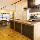 Legrand - アイランドキッチンを中心にぐるり。コンパクトな動線で家事効率UP！の写真 キッチン
