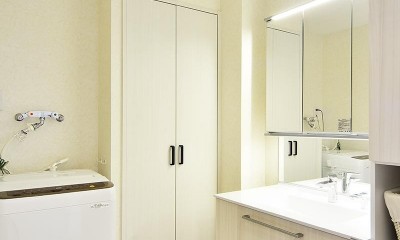 洗面室｜ストレスフリーなアーバンシンプルリノベーション